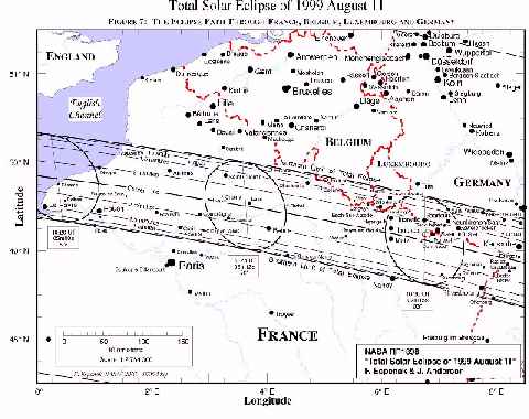 Path of the totality